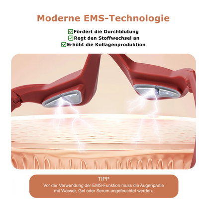 EMS & Rotlichttherapie - Sofortige Linderung von Augenringen
