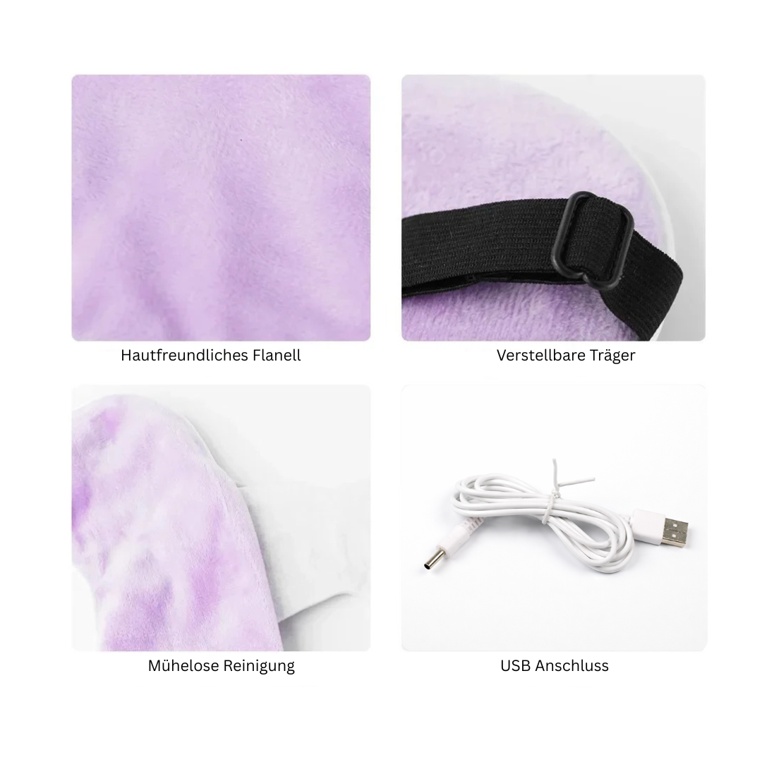 Beheizte Augenmaske – Sofortige Entspannung & Wärme für die Augen