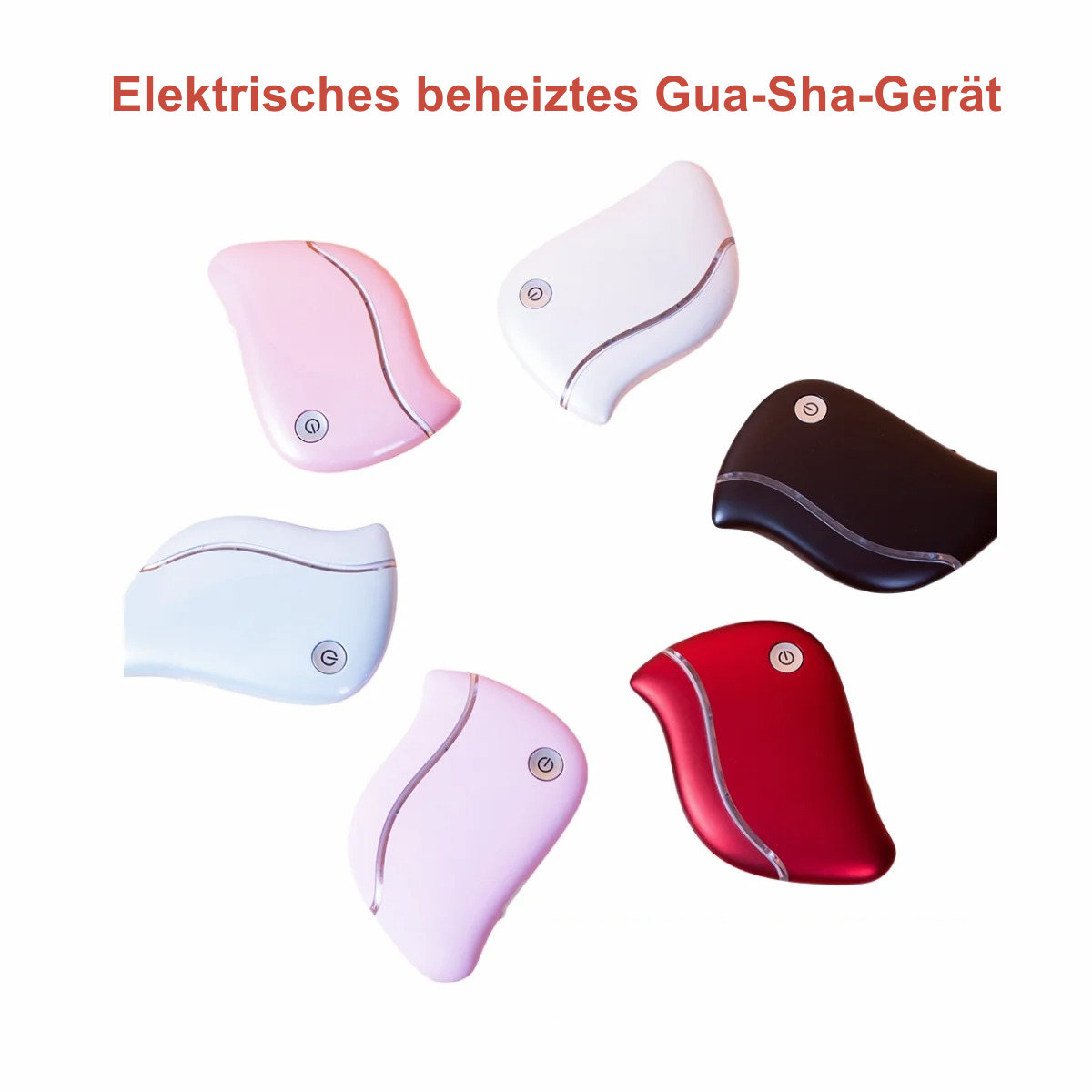 Elektrisches Gua-Sha-Gerät – Moderne Gesichtsmassage mit Vibration, Wärme & Rotlicht