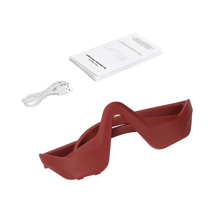 EMS & Rotlichttherapie Brille - Sofortige Linderung von Augenringen