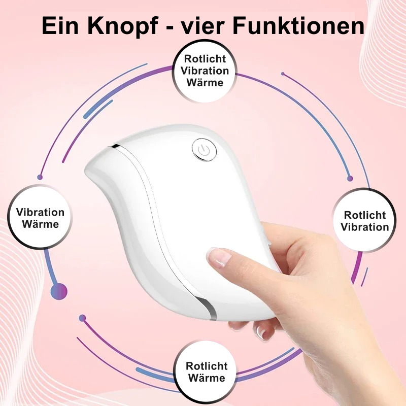 Elektrisches Gua-Sha-Gerät – Moderne Gesichtsmassage mit Vibration, Wärme & Rotlicht