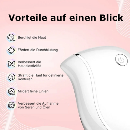 Elektrisches Gua-Sha-Gerät – Moderne Gesichtsmassage mit Vibration, Wärme & Rotlicht