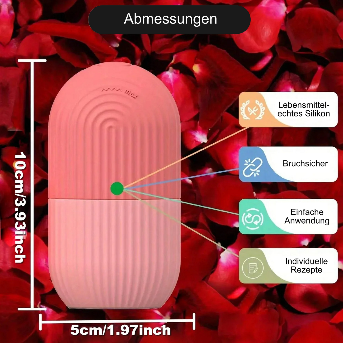 Eis Roller für das Gesicht – Kühlende Frische & belebte Haut