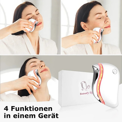 Elektrisches Gua-Sha-Gerät – Moderne Gesichtsmassage mit Vibration, Wärme & Rotlicht