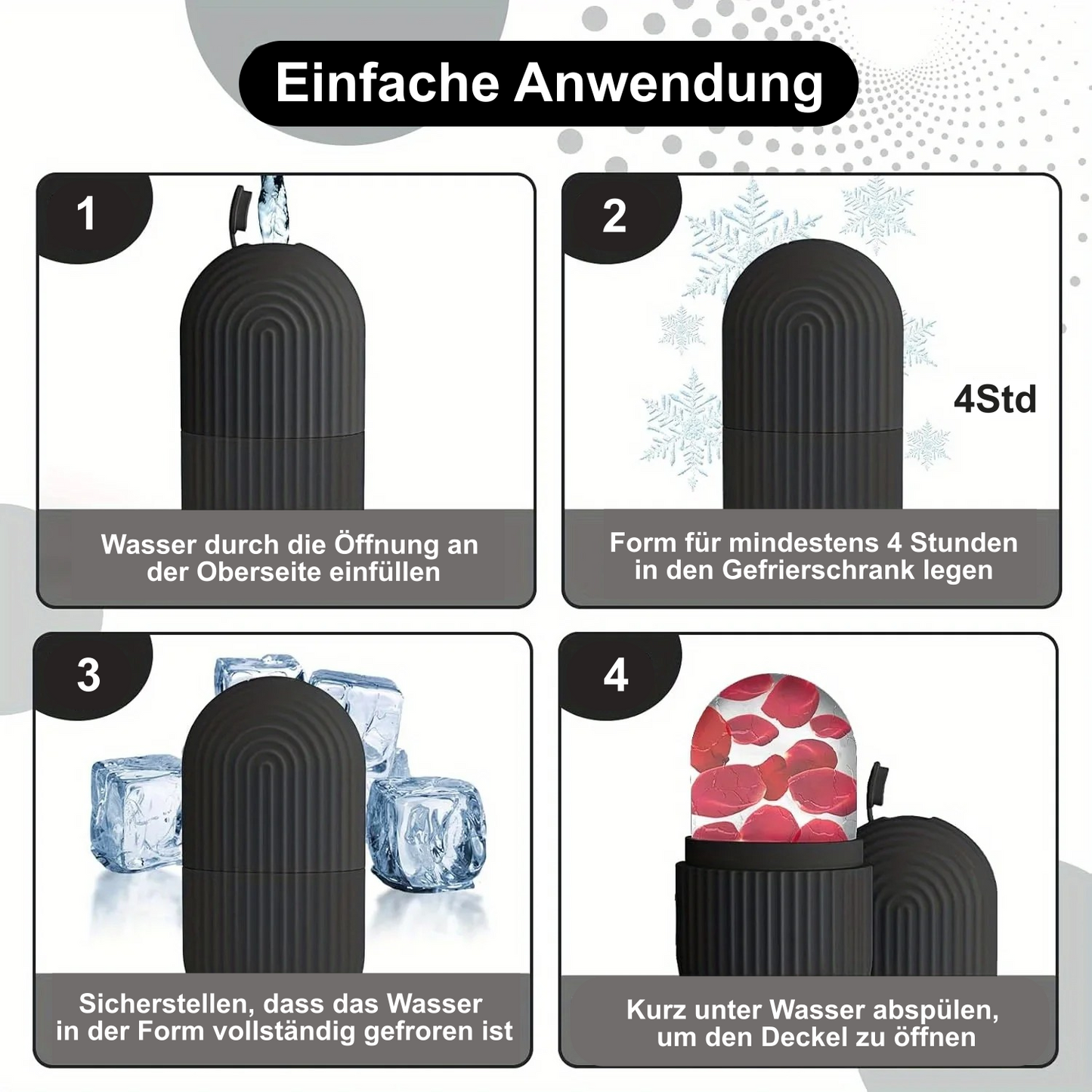 Eis Roller für das Gesicht – Kühlende Frische & belebte Haut